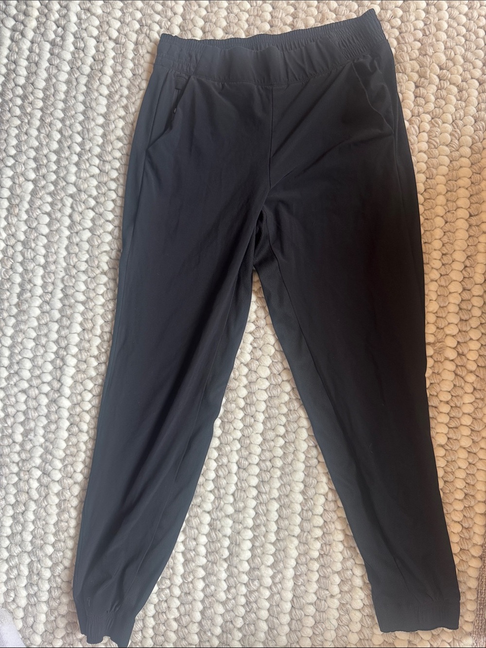 Athleta Black Brooklyn Jogger with Elastic Waist